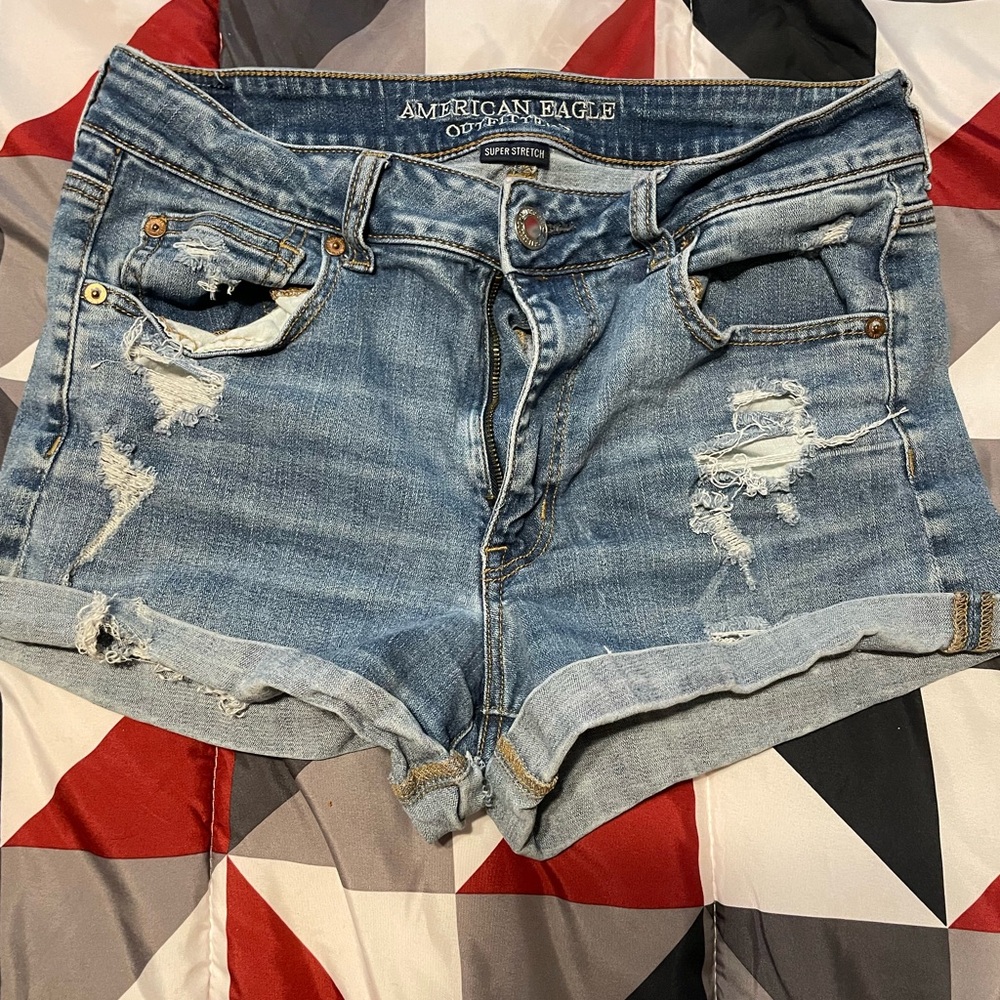 American Eagle Outfitters distressed shorts